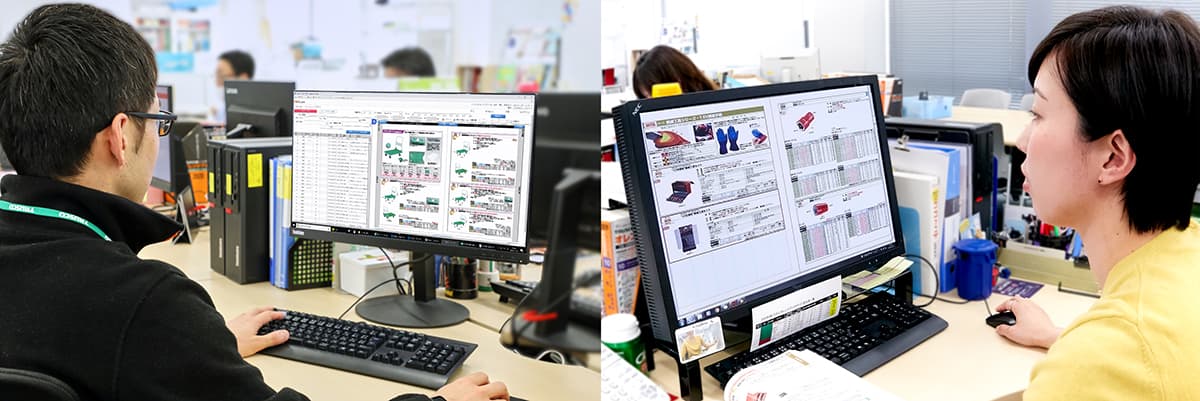 カタログ制作作業イメージ