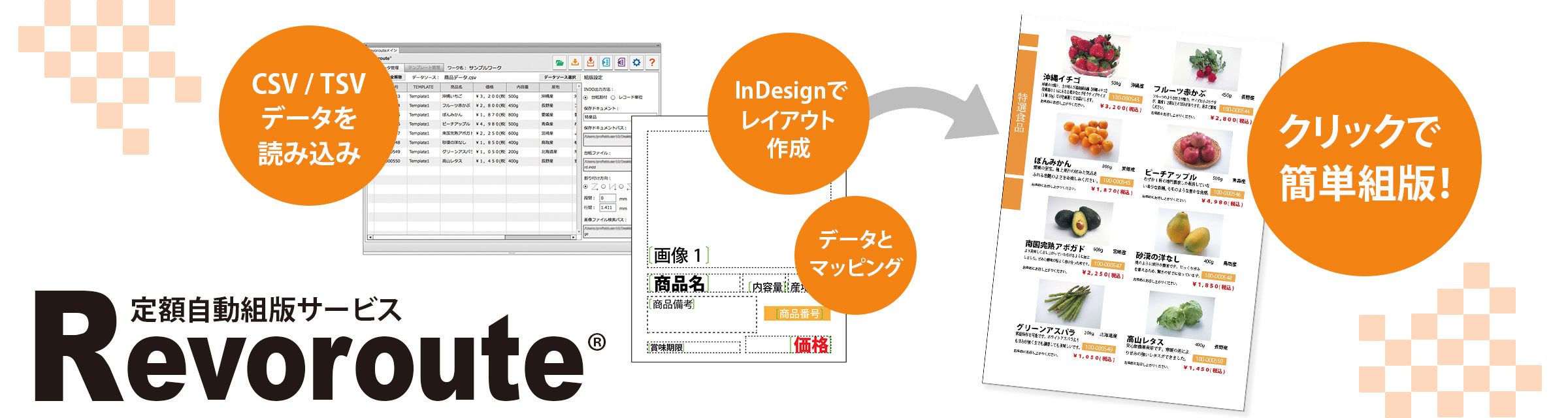 定額自動組版サービス「Revoroute®」